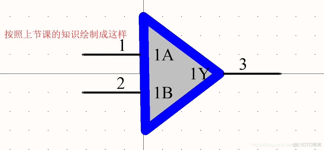 Altium Designer 18 速成实战 第二部分 元件库(原理图库)创建 （三）子件元件符号的绘制（实例：放大器创建）_子件元件符号的绘制_05